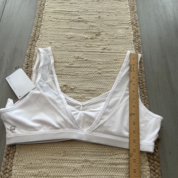 NWT Fabletics Estelle Sports Bra Salar Capri White Yellow Green Set Sz XXL - Picture 3 of 7
